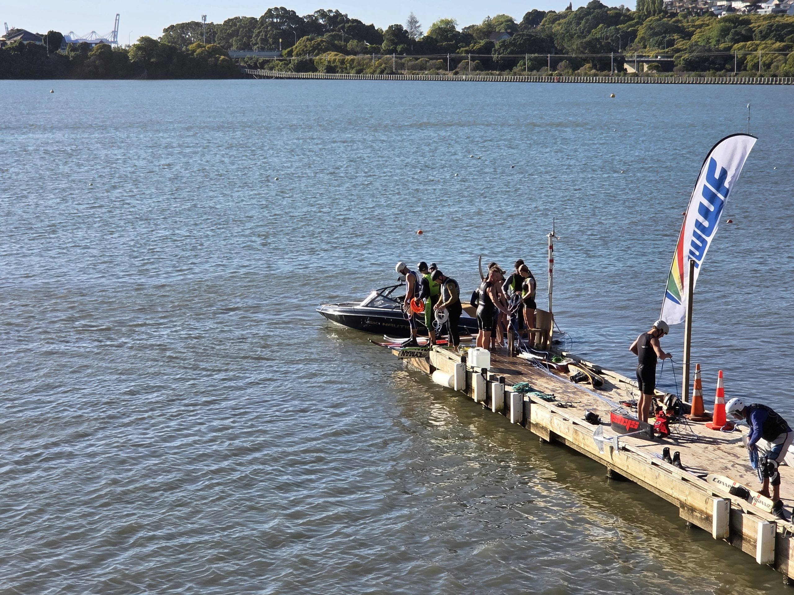 The dock during an event