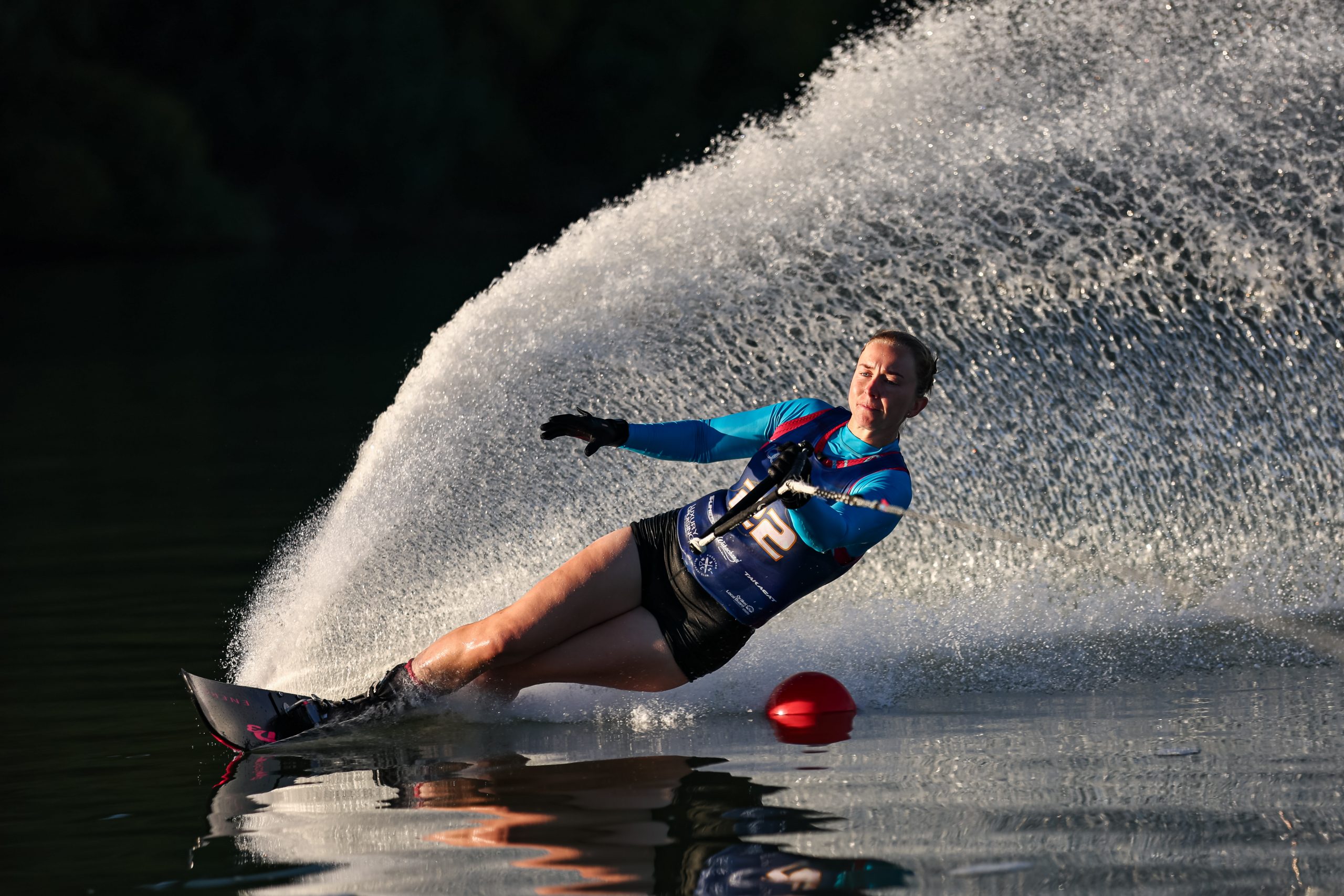 Slalom skier